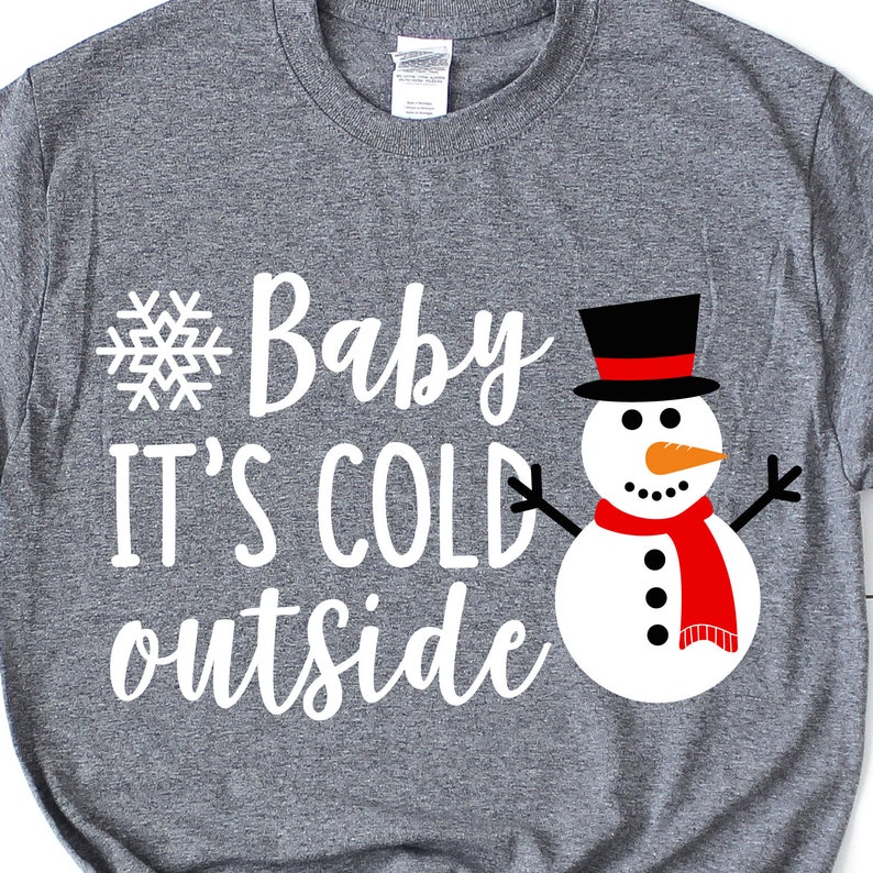 Download Christmas Svg Baby Its Cold Outside Snowman Svg Frosty | Etsy
