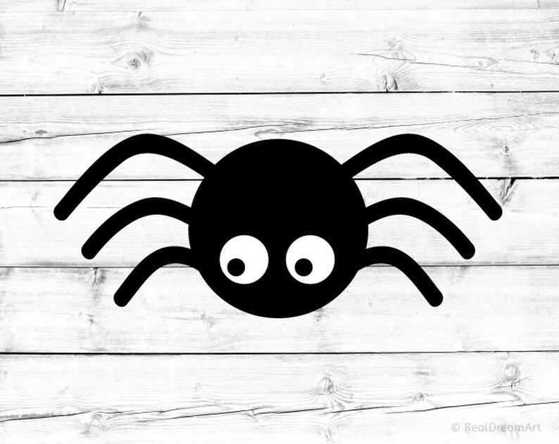 Spider Svg Halloween Svg Cut Files for Cricut Spooky Sign Svg Etsy