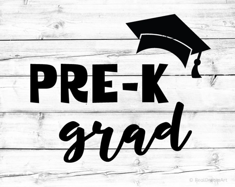 Pre-K Grad Svg Pre-kindergarten Graduate Svg Preschool Svg ...