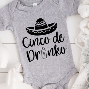 Cinco de Mayo Svg, Peuter Svg, Baby Boy Svg, Cinco de Drinko, Sombrero Svg, Fiesta Svg, Funny Kids Shirt Svg Cut Files voor Cricut, Png, Dxf