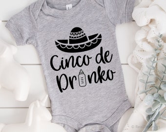 Cinco de Mayo Svg, Maluch Svg, Chłopiec Svg, Cinco de Drinko, Sombrero Svg, Fiesta Svg, Zabawne dziecięce koszulki Svg Pliki do cięcia dla Cricut, PNG, DXF