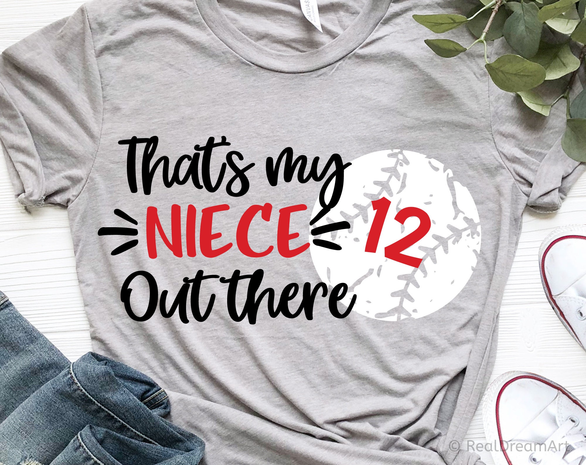 That's My Neice Out There Softball T Shirt That's My Neice Out There Softball T Shirt