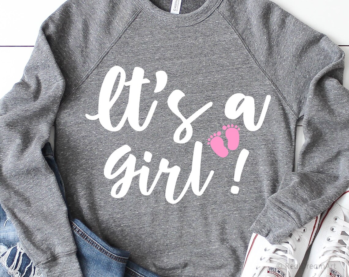 Download Its a Girl Svg Pregnancy Announcement Svg Baby Bump ...