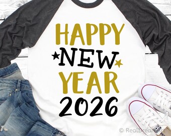 Happy New Year 2026 Svg, Mister New Year Svg, Kids New Year Svg, New Year 2026, New Years Shirt, New Year’s Eve Svg, Cut File for Cricut