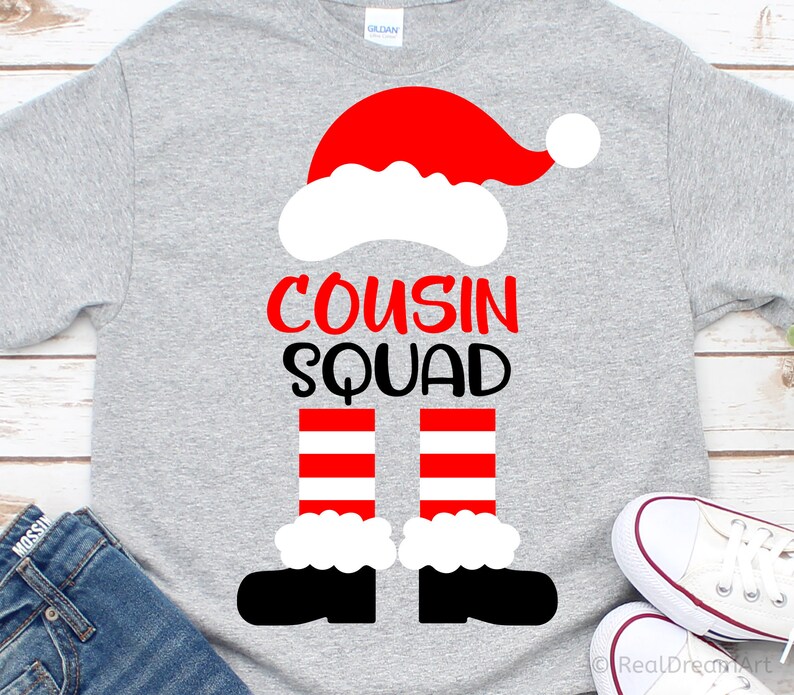 Download Cousin Squad Svg Cousins Christmas Svg Santa Svg Santa | Etsy
