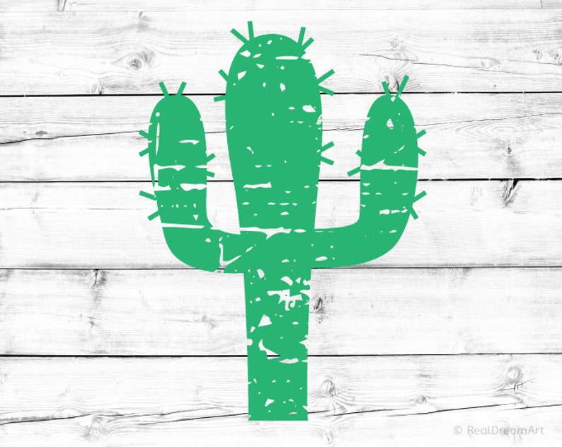 Download Cactus Svg Grunge Cactus Svg for Cricut Distressed Cactus ...