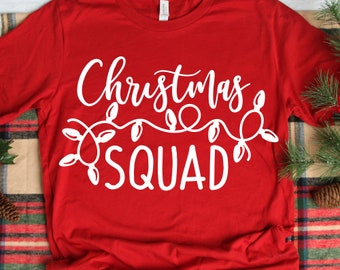 Julgrupp Svg, Julbelysning Svg, God Jul Svg, Barn, Rolig Jultröja, Goda & Ljusa Svg-filer för Cricut, Png, Dxf
