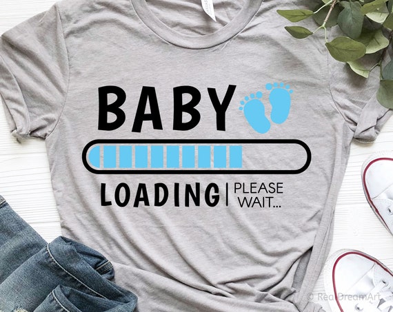 Baby Loading Svg Its A Boy Pregnancy Announcement Svg Etsy