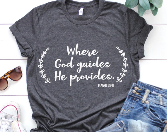 Where God Guides He Provides Svg Scripture Svg Bible Quote Svg | Etsy