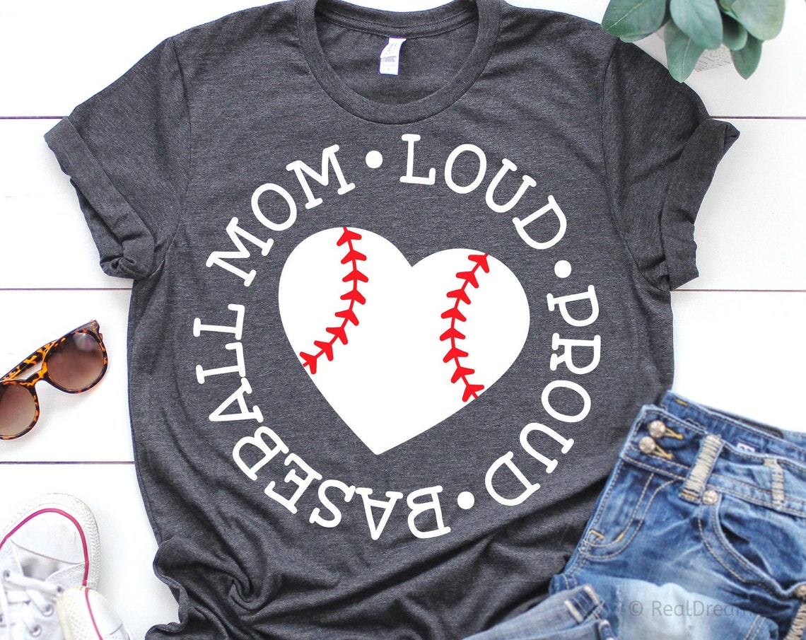 Baseball Mom Svg Loud Proud Baseball Mom Svg Mom Baseball - Etsy