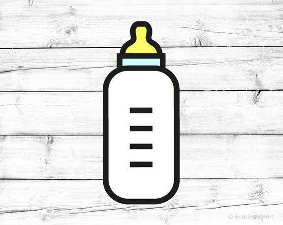 Download Baby Bottle Svg Bottle Silhouette Milk Bottle Svg Milk Svg Etsy