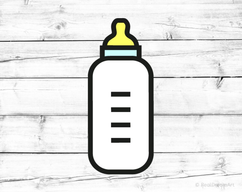 Download Baby Bottle Svg Bottle Silhouette Milk Bottle Svg Milk Svg Etsy