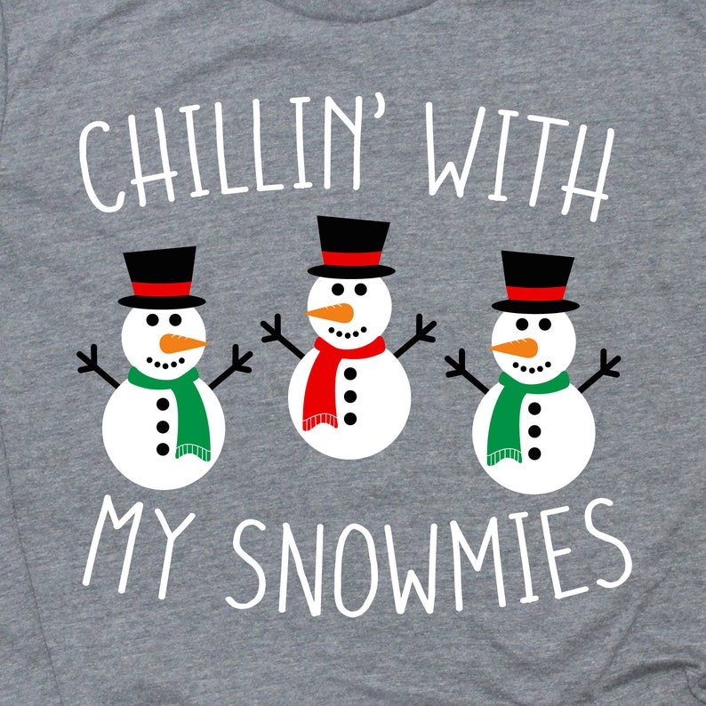 Download Snowman Svg Chillin with My Snowmies Svg Kids Christmas Svg | Etsy