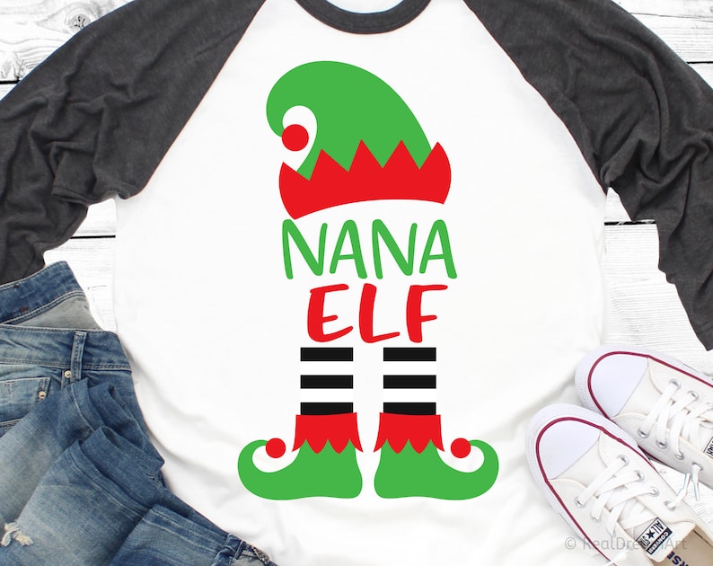 Download Nana Elf Svg Nana Christmas Svg Christmas Svg Grandma Svg ...