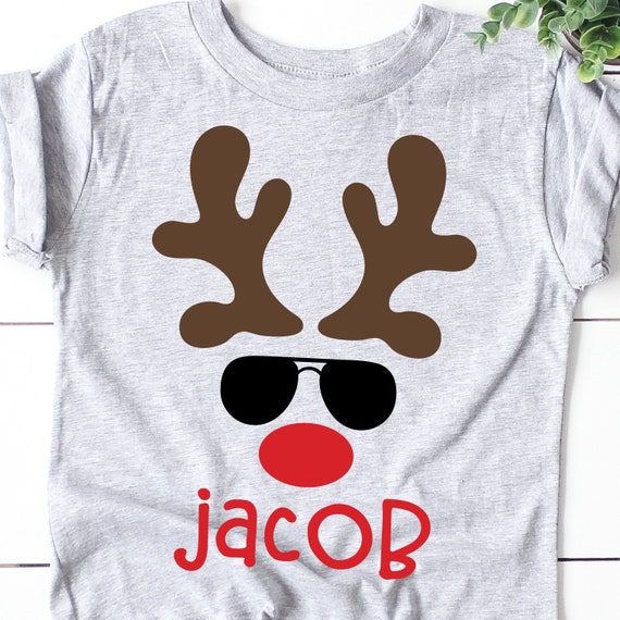 Download Boy Reindeer Svg Boy Deer Monogram Svg Christmas Svg Baby | Etsy