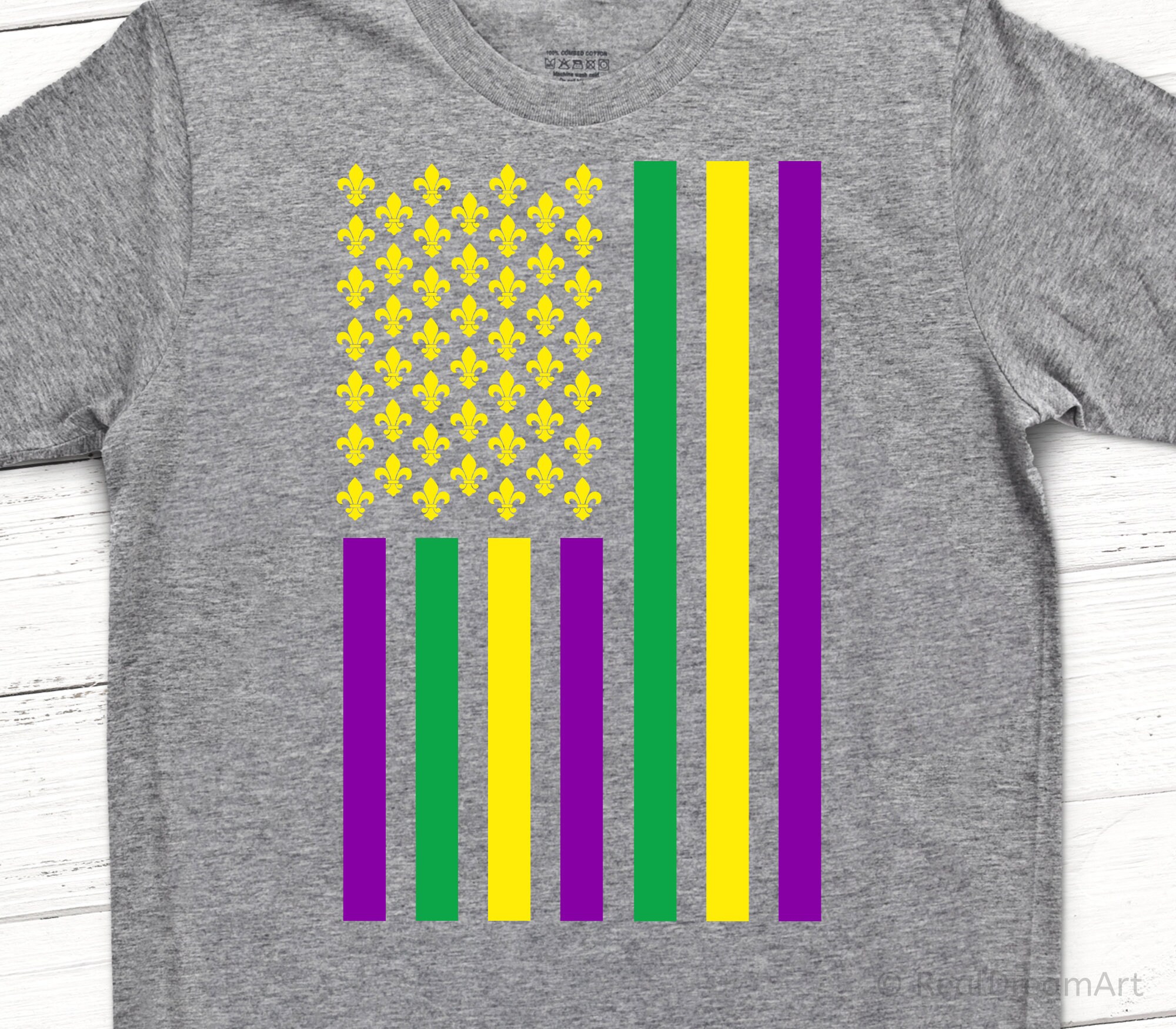 mardi gras flag svg