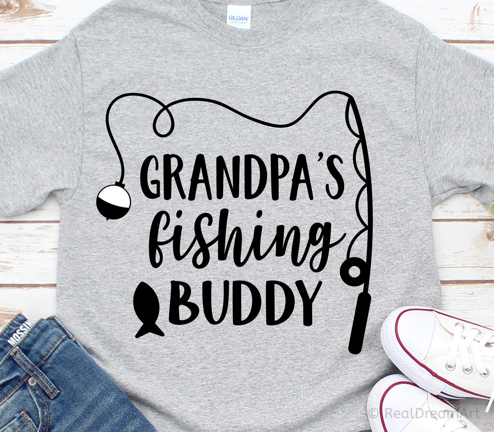 Download Grandpas Fishing Buddy Svg Fishing Svg Funny Kids Svg | Etsy