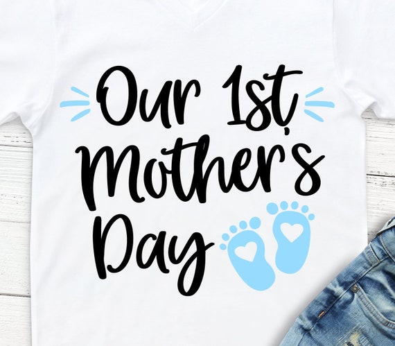 Download Our First Mothers Day Svg Mommy And Me Svg 1st Mothers Day Etsy