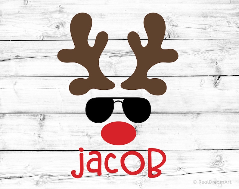 Download Boy Reindeer Svg Boy Deer Monogram Svg Christmas Svg Baby ...