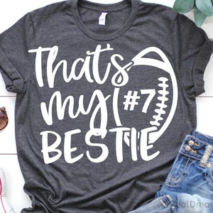 Fußball Bestie svg, das ist mein Bestie-Svg, personalisiertes Fußball-Shirt, Freund größter Fan, jubeln-Svg-Datei für Cricut, Png, Dxf
