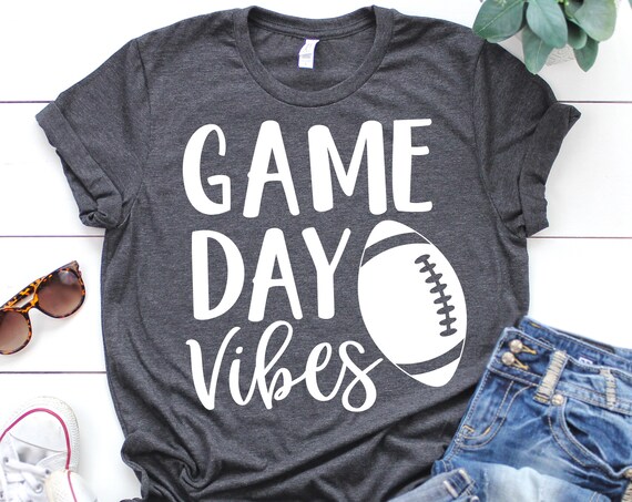 Football Game Day Vibes Tee Football Game Day Vibes Tee
