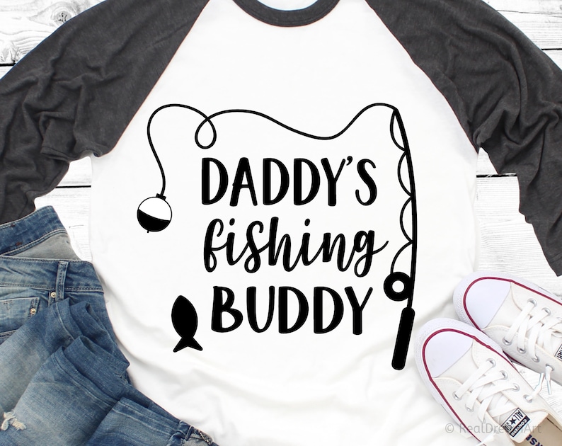 Download Daddys Fishing Buddy Svg Fishing Svg Funny Kids Svg Daddy ...