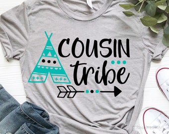 Cousin Stammes-Svg, Cousin-Svg, Cousin-Crew-Svg, Cousin Squad-Svg, Familientreffen-Svg, Cousin-Camp, Sommer-Shirt-Svg-Datei für Cricut, Png, Dxf