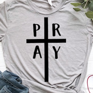 Orar Svg, Cruz Svg, Christian Sign Svg, Biblia Cita Svg, Escritura Svg, Jesús Amor, Jesús Verso Svg Archivos cortados para Cricut, Png, Dxf