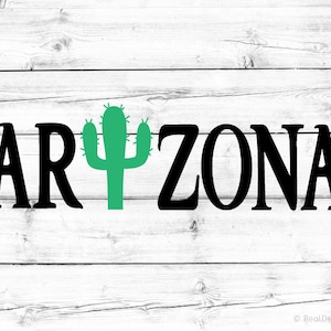 Arizona Svg Arizona State Svg Cactus Svg Cactus Silhouette Svg Arizona Png AZ Home Svg Cactus Vinyl Design Svg for Cricut Svg for Silhouette