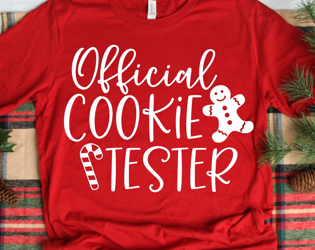 Official Cookie Tester Svg Kids Christmas Svg Christmas - Etsy