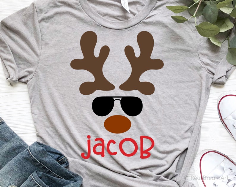 Download Boy Reindeer Svg Boy Deer Monogram Svg Christmas Svg Baby ...