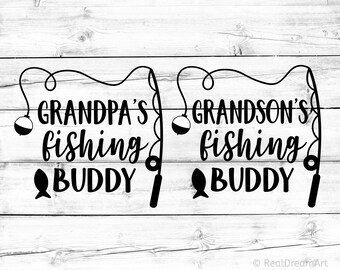 Opas Angelbuddy svg Enkels Angelbuddy svg Passende Angeln-Svg-Datei Lustige Kinder-Svg-Baby-Shirt-Svg für Cricut & Silhouette