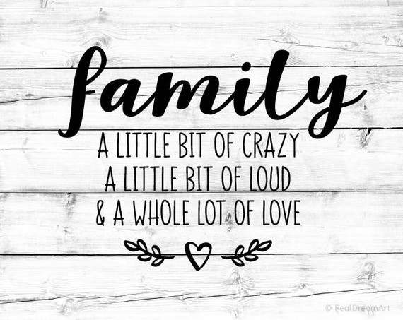 Download Family Svg Family A Little Bit of Crazy Svg for Cricut ...