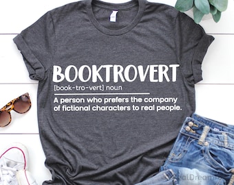 Booktrovert Definition, Book Definition Svg, Book Svg, Book Lover Svg, Reading Svg, Funny Shirt Svg, Cut Files for Cricut, Png, Svg, Dxf