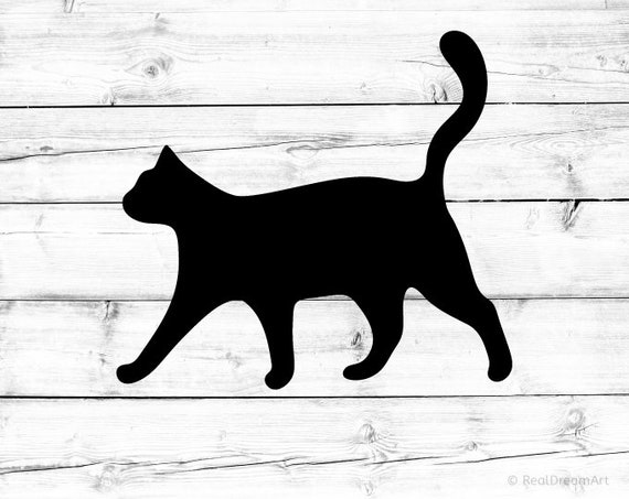 Download Halloween Black Cat Svg Spooky Sign Svg Black Cat Svg File For Etsy