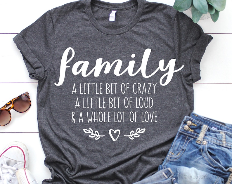 Family Svg Family A Little Bit of Crazy Svg for Cricut Family | Etsy