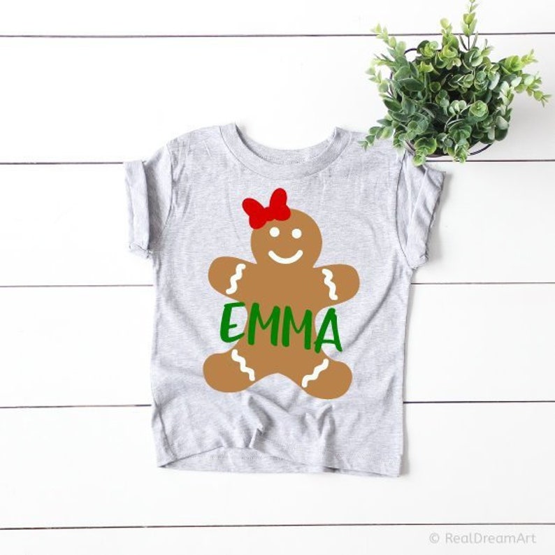 Download Gingerbread Girl Svg Cut File Christmas Monogram Svg Ginger | Etsy