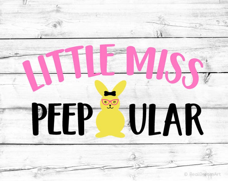 Download Girls Easter Svg Peeps Svg Little Miss Peep-ular Svg Bunny ...