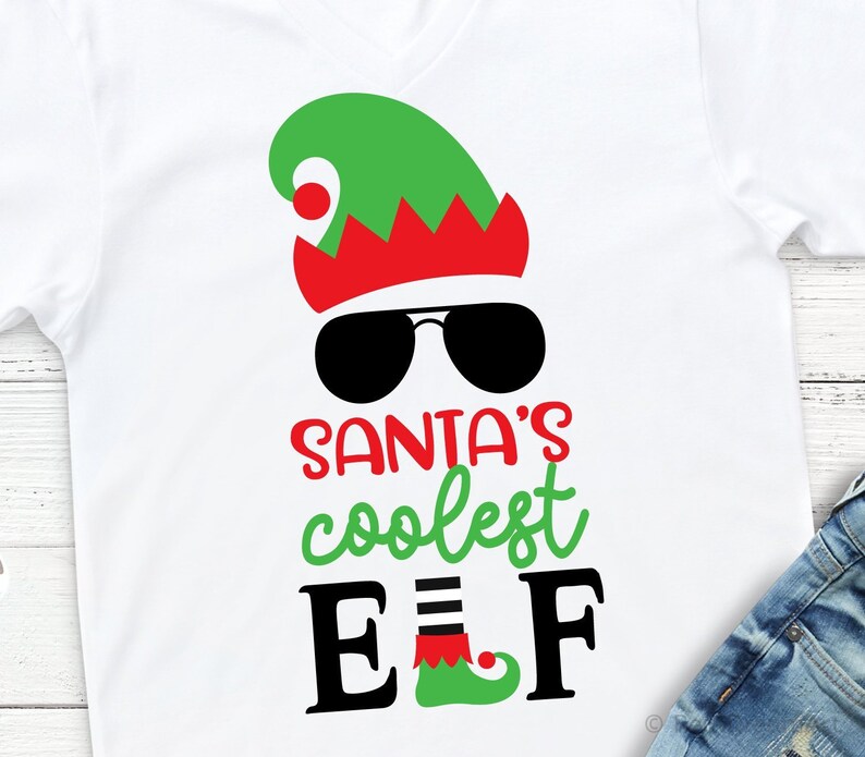 Download Boy Elf Svg Santas Coolest Elf Svg Kids Christmas Svg | Etsy