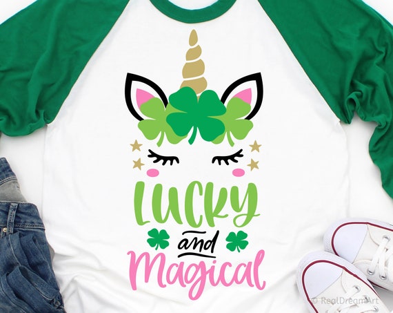 St Patricks Day Tee Unicorn Face St Patrick's Day Girls Kids T-Shirt St Patricks Day Tee Unicorn Face St Patrick's Day Girls Kids T-Shirt
