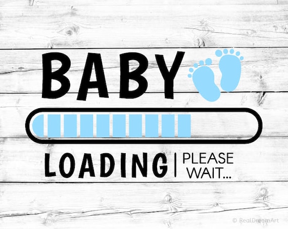 Download Baby Loading Svg Its a Boy Pregnancy Announcement Svg | Etsy