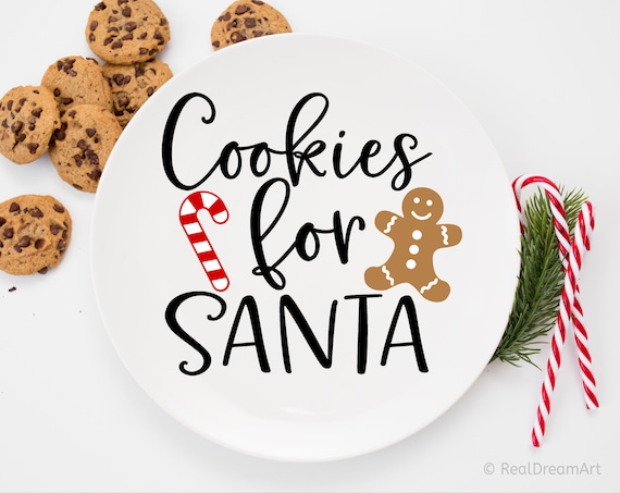 Art & Collectibles Drawing & Illustration png svg dxf Cookies for Santa
