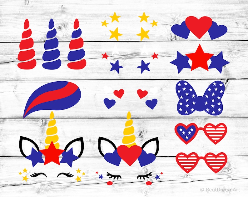 Download 4th of July Unicorn Svg Bundle 4th of July American Svg | Etsy