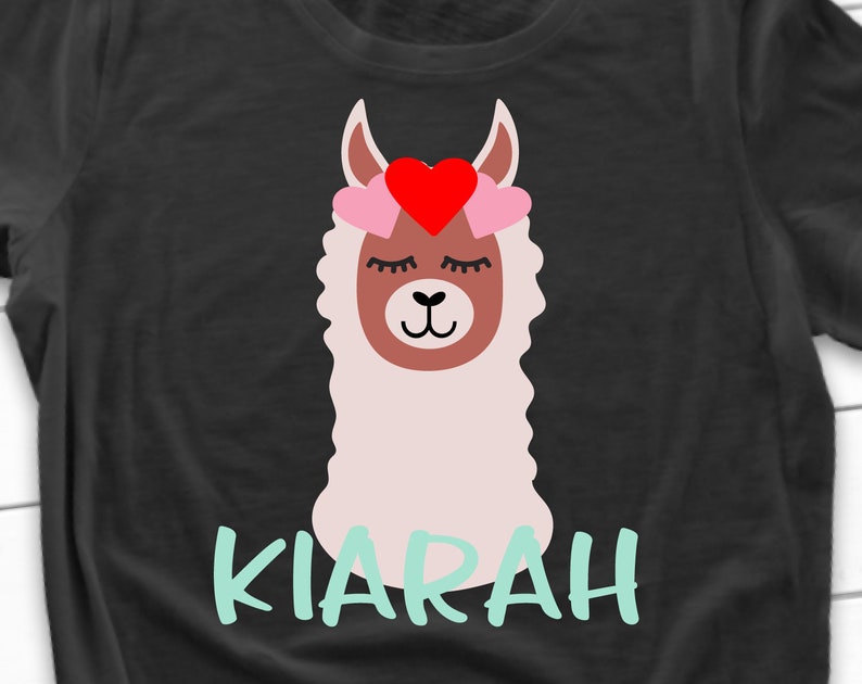 Download Llama Face Svg Valentines Day Svg Llama with Hearts Llama ...