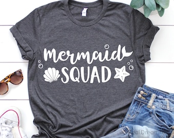 Mermaid Squad Svg Mermaid Svg for Cricut Mermaid Life Svg Svg Files for Cricut Svg for Silhouette Cameo Girls Mermaid Quote Svg Cut File Png