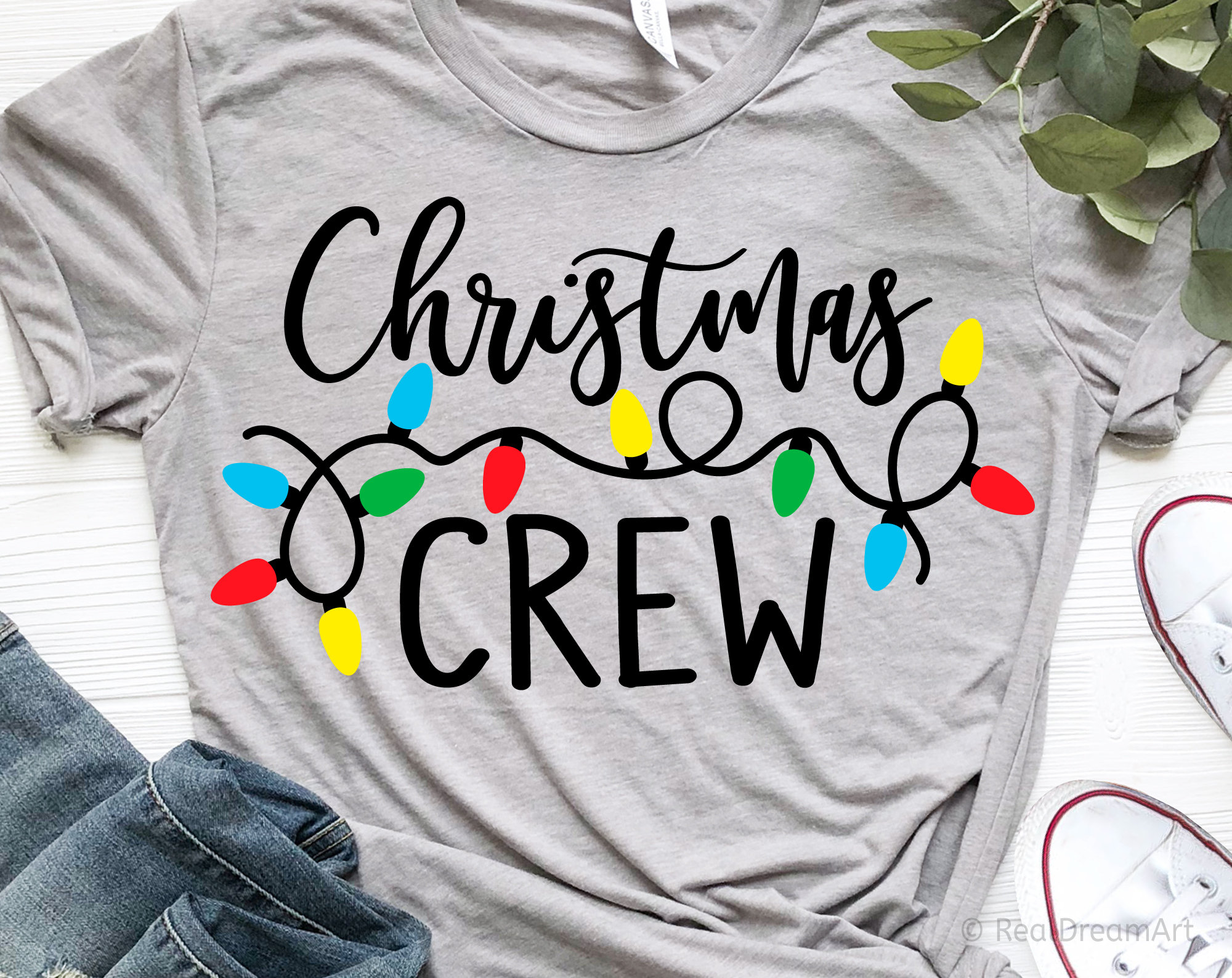 Christmas Crew Svg Christmas Lights Svg Merry Christmas Svg Etsy