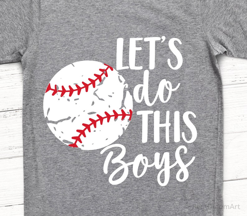 Baseball Svg Lets Do This Boys Svg Baseball Shirt Svg Etsy