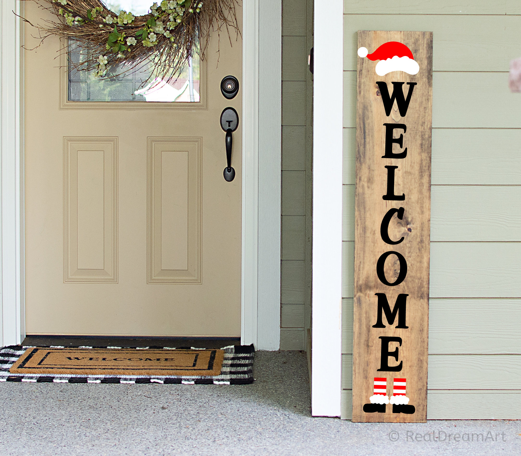 Christmas Porch Sign Svg Bundle Bundle Svg Vertical Etsy