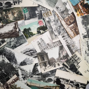 Lot de cartes postales vintage Sélection de cartes postales inutilisées et d'occasion dans le monde entier Post Crossing Scrapbooking, etc. Choisissez votre quantité
