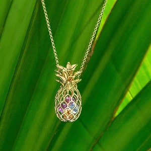 Pineapple locket hotsell